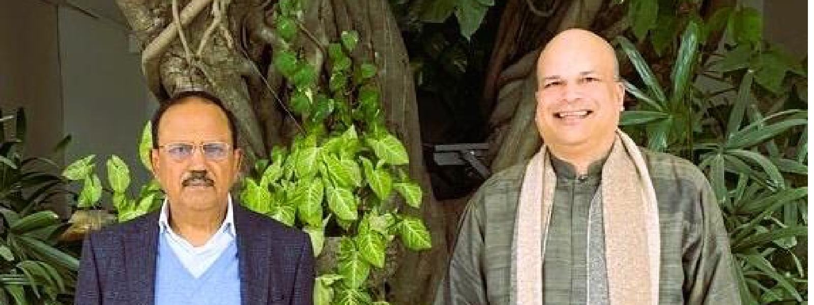 HC Moragoda meets India's NSA Ajit Doval